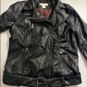 H&M faux leather jacket